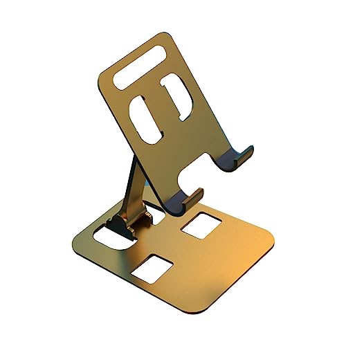 yanwuwa Magnetischer Telefonständer aus Aluminium, Tablet-Halterung für 4,5–11 cm (1,7–4,3 Zoll) Handyhalterung, mit Silikon von yanwuwa