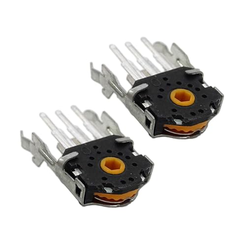 yanwuwa Maus-Encoder für G102 G304 Maus, 10 mm, Silber-Grün, 2 Stück von yanwuwa