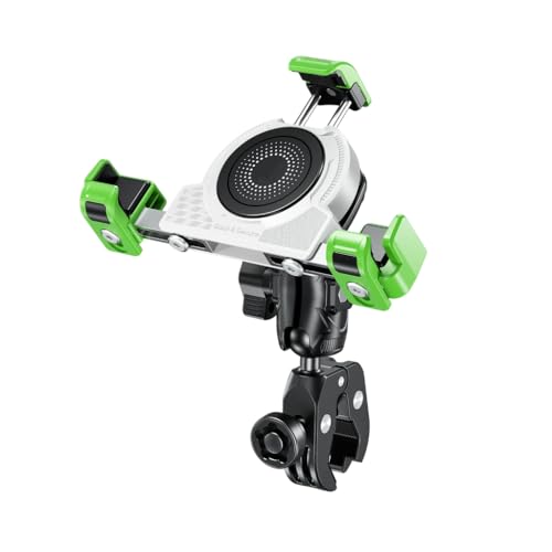 yanwuwa Motorrad-Handyhalterung, Lenker-Handyhalterung, hält 13,7 cm - 18,3 cm (5,4 - 7,2 Zoll) Handys für Hochgeschwindigkeits-Radfahren von yanwuwa