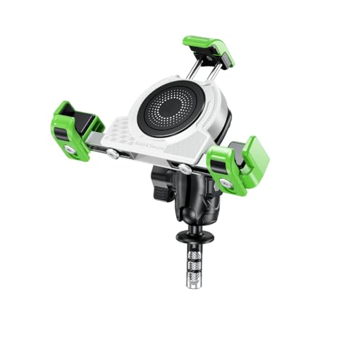 yanwuwa Motorrad-Handyhalterung, Lenker-Handyhalterung, hält 13,7 cm - 18,3 cm (5,4 - 7,2 Zoll) Handys für Hochgeschwindigkeits-Radfahren von yanwuwa