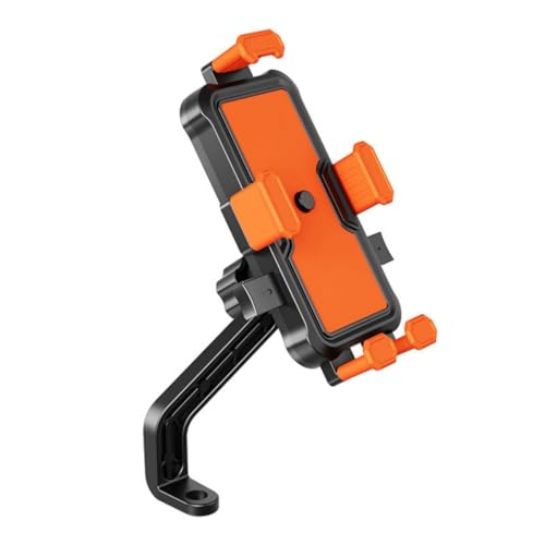 yanwuwa Motorrad-Telefonhalterung, um 360 Grad drehbarer Lenker/Rückblick-Halterung, Handywiegen, Roller, Fahrrad, stoßfester Ständer yanwuwa Motorrad-Telefonhalterung, um 360 Grad drehbarer Lenker/Rückblick-Halterung, Handywiegen, Roller, Fahrrad, stoßfester Ständer von yanwuwa