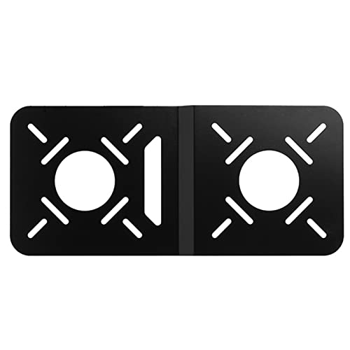 yanwuwa VESA Halterung Für PC Host Hängehalterung VESA Halterung Für PC Monitor Zwei Bildschirme Tablet Pad Montagegestell Monitorhalterung Für 2 Monitore Adapterhalterung T Höhenverstellbar von yanwuwa