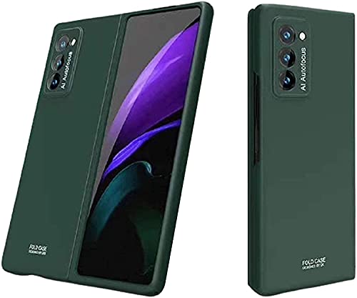 yanzi Kompatibel mit Samsung Galaxy Z Fold 2-5G Handyhülle(Grün) Schutzhülle Ultra Dünne Matte TPU Silikon Bumper Stoßfeste 360° Protection Case Smartphone Hülle+3D Displayschutzfolie-2020 von yanzi