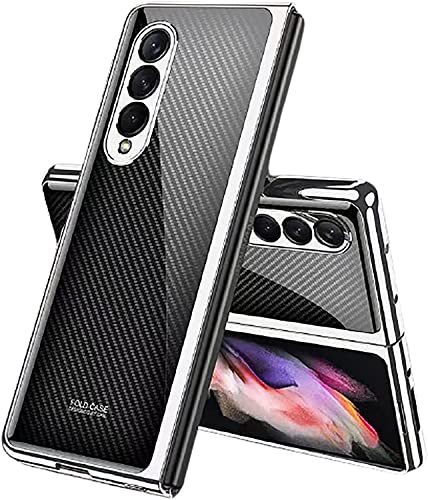 yanzi Kompatibel mit Samsung Galaxy Z Fold 4-5G Hülle(2022)+9H Panzerfolie[Ultra Dünne]-[Bumper]-[Stoßfeste] 9H Glas Schutzhülle Handyhülle für Samsung Galaxy Z Fold 4-Mehrfarbig-14 von yanzi