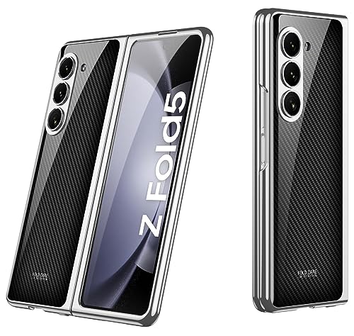 yanzi Kompatibel mit Samsung Galaxy Z Fold 5-5G Coque(2023) Schutzhülle Ultra Dünne 9H Glas TPU Bumper Stoßfeste 360° Protection Case Smartphone Hülle+3D Displayschutzfolie-Multicolore-9 von yanzi