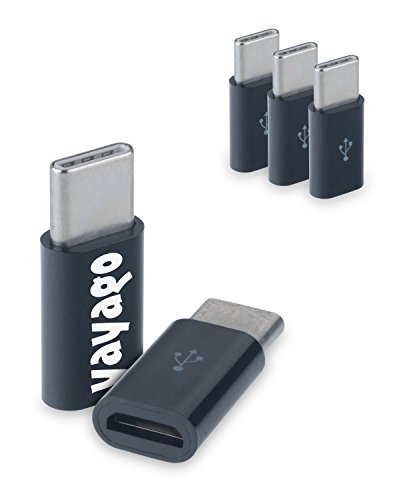 yayago 3er Set USB 3.1 Typ-C auf Micro USB Adapter für Sony Xperia X Compact Typ C Kabel Stecker von yayago