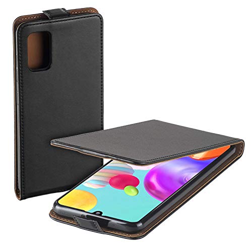 yayago Flip Tasche für Samsung Galaxy A41 Schutzhülle Flip Case Hülle Klapphülle Schwarz von yayago