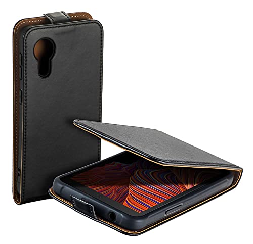 yayago Flip Tasche geeignet für Samsung Galaxy Xcover 5 Schutzhülle Flip Case Hülle Klapphülle Schwarz von yayago
