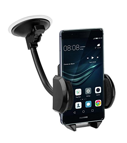 yayago KFZ Handyhalterung für Huawei P9 Lite/Huawei Honor 6A / Huawei P20 Lite Kfz Halterung Schwanenhals Halter von yayago