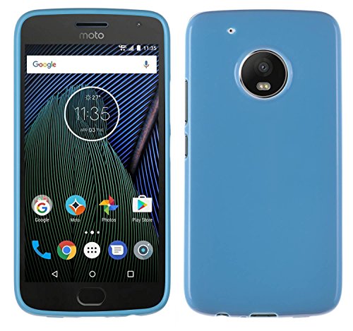 yayago Motorola Moto G5 Plus TPU Schutzhülle für Motorola Moto G5 Plus Hülle Moto G5 Plus Blau von yayago