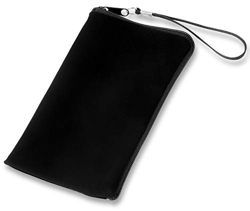 yayago Soft Case Hülle mit Reißverschluss für Samsung Galaxy S5 SM-G900F Tasche Schwarz von yayago