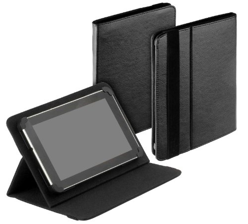 yayago Tablet Book-Style Tasche in Schwarz mit Standfunktion - Ultra Flach - für HP ElitePad 900 G1 von yayago