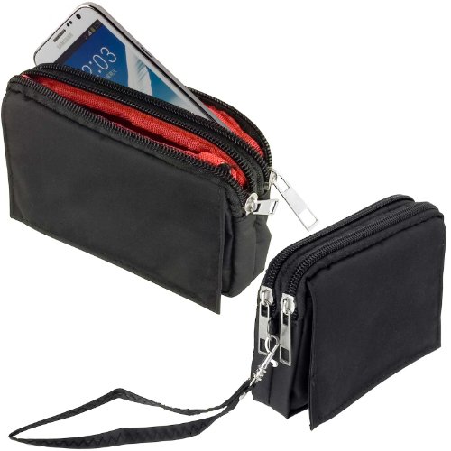 yayago -Travel-Case- Quertasche Hülle Tasche in Schwarz für Yota YotaPhone 2 von yayago