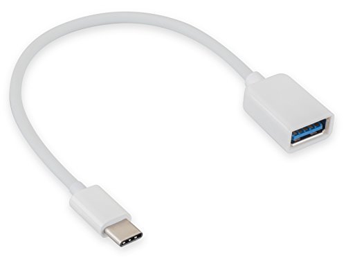 yayago Typ-C USB auf USB OTG Adapter für Chuwi Hi 10 Pro USB On-The-Go Type-C Weiß von yayago