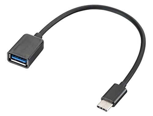yayago Typ-C USB auf USB OTG Adapter für Huawei P20 Lite USB On-The-Go Type-C Schwarz von yayago