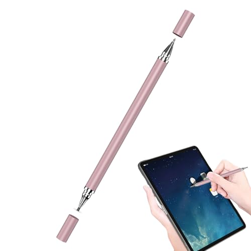 3 Stück Telefon-Touchscreen-Stifte – 2-in-1-Kopf-Touch-Malstift, bildschirmfester Tablet-Stift | Präzisions-Touchscreen-Kugelschreiber, hochpräziser Kugelschreiber, bildschirmfest für den Telefontisch von ycezw