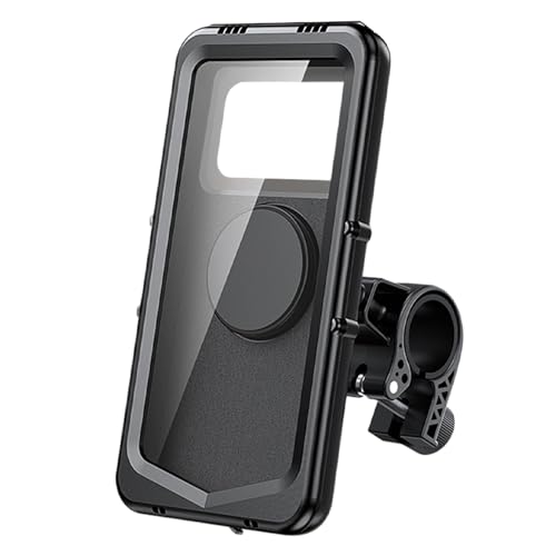 ycezw Elektrische Motorrad-Telefonhalterung - IP65 wasserdichte Handyhalterung, Telefonständer | 360-Grad-Drehung Anti-Shake-Handyhalterung, Mountainbikes Lenker für Reiten Navigation Fahrrad von ycezw