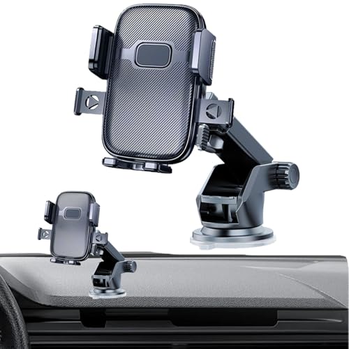 ycezw KFZ-Handyhalterung – Smartphone-Windschutzscheiben-Halterung, 360° drehbarer Saugnapf, Lüftungsschlitz, Armaturenbrett, Handyhalterung, Halterung für Auto von ycezw