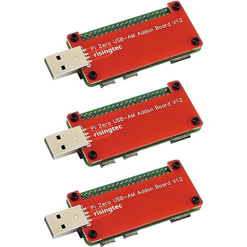 yddmyo USB Dongle Breakout Board USB-A Male Expansion Board für Raspberry Pi Zero/Zero W/Zero 2/Zero W 2 (3 Stück) von yddmyo