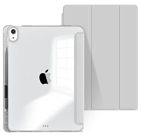 yeliot Schutzhülle für iPad Mini 6 2021 6. Generation, Pad Mini 6. 8,3 Zoll Hülle mit Stifthalter, automatischer Wake/Sleep, dreifach Faltbarer Ständer, Schutzhülle, transparente Abdeckung von yeliot