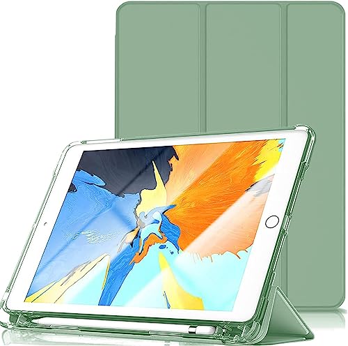 yeliot Schutzhülle kompatibel mit iPad Pro 11 Zoll (2022/2021, 4. / 3. Generation), integrierter Stifthalter, Flexible Rückseite, Faltbarer Ständer, automatischer Schlaf-/Weckfunktion von yeliot