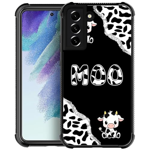 yicomon Kompatibel mit Samsung Galaxy S21 Hülle, schwarz-weißes Kuhmuster, Handyhülle, langlebig, modisch, lustig, Flüssigsilikon, weich, kratzfest, stoßfest, Schutzhülle yicomon Kompatibel mit Samsung Galaxy S21 Hülle, schwarz-weißes Kuhmuster, Handyhülle, langlebig, modisch, lustig, Flüssigsilikon, weich, kratzfest, stoßfest, Schutzhülle von yicomon