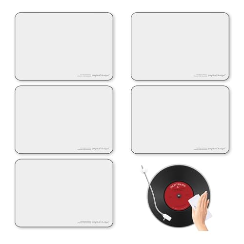 Vinyl-Schallplatten-Reinigungstuch, antistatisches CD-Reinigungstuch, ultraweiches Mikrofaser-fusselfreies Set für LP/CD/DVD, 23,9 x 16,5 cm, fusselfreie Tücher, entfernt Staub und Schmutz ohne Vinyl-Schallplatten-Reinigungstuch, antistatisches CD-Reinigungstuch, ultraweiches Mikrofaser-fusselfreies Set für LP/CD/DVD, 23,9 x 16,5 cm, fusselfreie Tücher, entfernt Staub und Schmutz ohne von yimeizhiguang