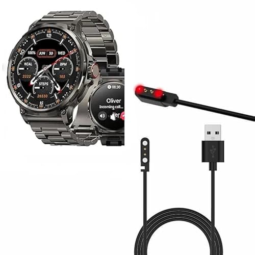 yiqungo USB-Kabel für Amaztim V69 Smartwatch, magnetisches Ersatzladegerät, kompatibel mit V69-Smartwatches yiqungo USB-Kabel für Amaztim V69 Smartwatch, magnetisches Ersatzladegerät, kompatibel mit V69-Smartwatches von yiqungo