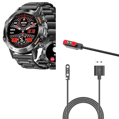 USB-Kabel für LIGE K52/SUNKTA K52/Linwear K52/EIGIIS K52 Smartwatch, magnetisches Ersatzladegerät kompatibel für K52 Smart Watches von yiqungo