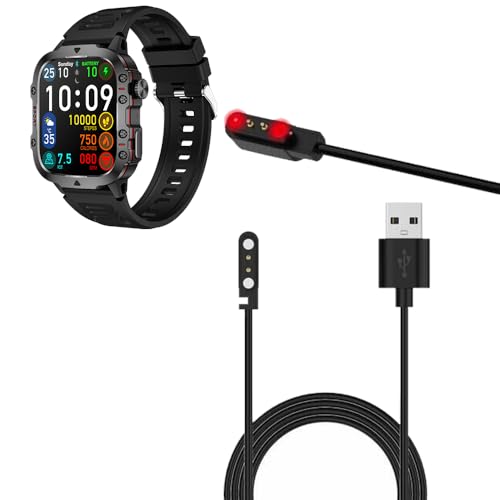 yiqungo LOYEWAIER USB-Kabel QX11 Smartwatch, magnetisches Ersatzladegerät kompatibel für QX11 Smart Watches von yiqungo
