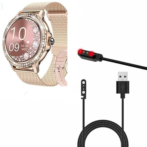 yiqungo USB-Kabel für BOCLOUD NX19 Smartwatch, magnetisches Ersatzladegerät kompatibel für NX19 Smart Watches yiqungo USB-Kabel für BOCLOUD NX19 Smartwatch, magnetisches Ersatzladegerät kompatibel für NX19 Smart Watches von yiqungo
