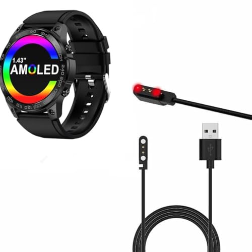 yiqungo USB-Kabel für EIGIIS DM50 DM55 DM51 Smartwatch, magnetisches Ersatzladegerät kompatibel für DM50 Smart Watches von yiqungo