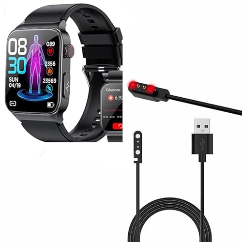 yiqungo USB-Kabel für nesheealy E530 Smartwatch, magnetisches Ersatzladegerät, kompatibel mit E530 Smart Watches von yiqungo
