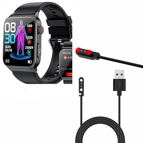 yiqungo USB-Kabel für nesheealy E530 Smartwatch, magnetisches Ersatzladegerät, kompatibel mit E530 Smart Watches von yiqungo