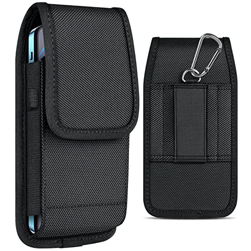 ykooe Handy Gürteltasche Premium Gürtel Tasche Handytasche Halterung Universal für iPhone 15 14 13 12 Pro Max 7 8 Plus, Samsung Galaxy S21 FE S23 S22 S21 S20 FE S10 A13 (L) von ykooe