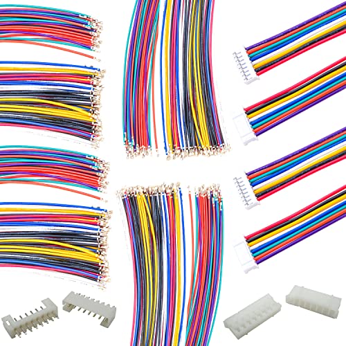 Yoeruyo PH2,0 mm JST-Steckverbinder-Set mit 22 AWG vorgecrimptem Draht, 2/3/4/5/6/7/8/9/10/12-poliges Gehäuse, JST-Adapter-Kabelverbinder mit Länge von 10/20/50/80/100 cm Draht (2 Sets mm 8-polig - 50 Yoeruyo PH2,0 mm JST-Steckverbinder-Set mit 22 AWG vorgecrimptem Draht, 2/3/4/5/6/7/8/9/10/12-poliges Gehäuse, JST-Adapter-Kabelverbinder mit Länge von 10/20/50/80/100 cm Draht (2 Sets mm 8-polig - 50 von yoeruyo