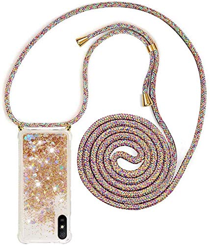 youmehe Flüssig Handyhülle für Xiaomi Redmi 9A,Bewegende Treibsand Rückschale Halsband Necklace Schutzhülle,Flüssig Bewegende TPU Silikon Case,Glänzend Flüssig,Halsband Kordel-Roségold youmehe Flüssig Handyhülle für Xiaomi Redmi 9A,Bewegende Treibsand Rückschale Halsband Necklace Schutzhülle,Flüssig Bewegende TPU Silikon Case,Glänzend Flüssig,Halsband Kordel-Roségold von youmehe