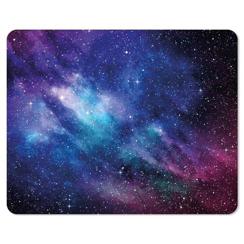 Mauspad Universum-Look I 24 x 19 cm I Mousepad in Standard-Größe, rutschfest schlicht modern I Weltall Sterne I dv673 von younikat