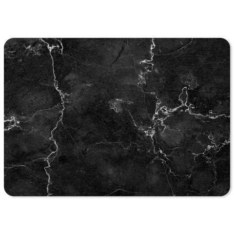 Mauspad in Übergröße I 40 x 28 cm I Marmor Design in schwarz I rutschfest I XL Mausunterlage - Gamingmousepad I dv_959 von younikat