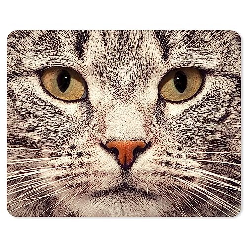 Mauspad mit Katzen-Motiv I 24 x 19 cm I Mousepad in Standard-Größe I rutschfest I für Mädchen Teenager und Frauen I Katzengesicht I dv997 Mauspad mit Katzen-Motiv I 24 x 19 cm I Mousepad in Standard-Größe I rutschfest I für Mädchen Teenager und Frauen I Katzengesicht I dv997 von younikat