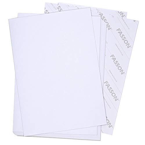 Premium Haftpapier DIN A4 I 100 Blatt in weiß matt I FASSON Crack Back-Plus I Klebe Papier Aufkleber selbstklebend bedruckbar I AZ_066 von younikat