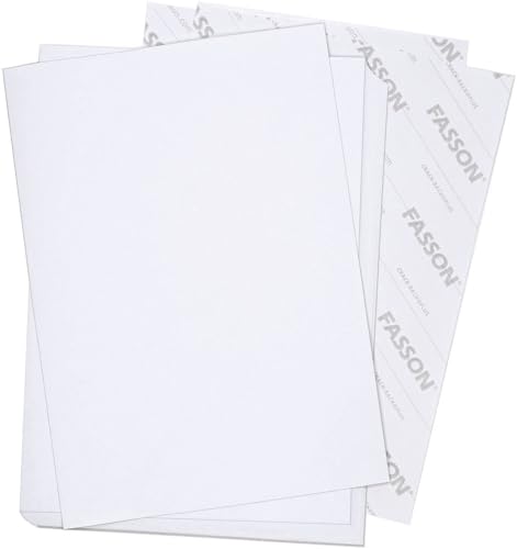 Premium Haftpapier DIN A4 I 100 Blatt in weiß matt I FASSON Crack Back-Plus I Klebe Papier Aufkleber selbstklebend bedruckbar I AZ_066 von younikat