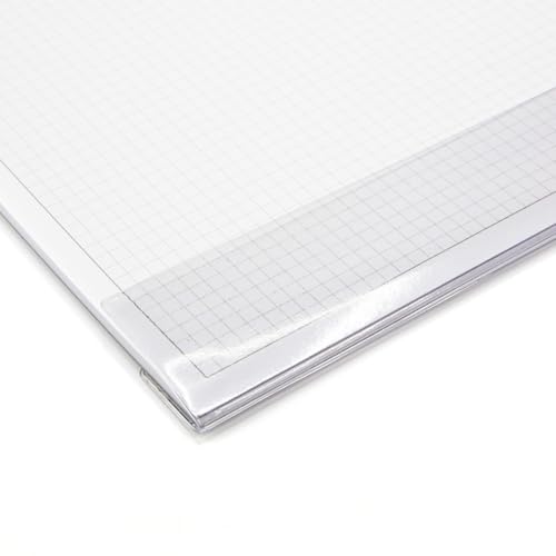 younikat Kantenschutz für DIN A2 Schreibtischunterlagen | Schutzkante transparent I selbstklebend | 59,4 x 8 cm I az161 von younikat