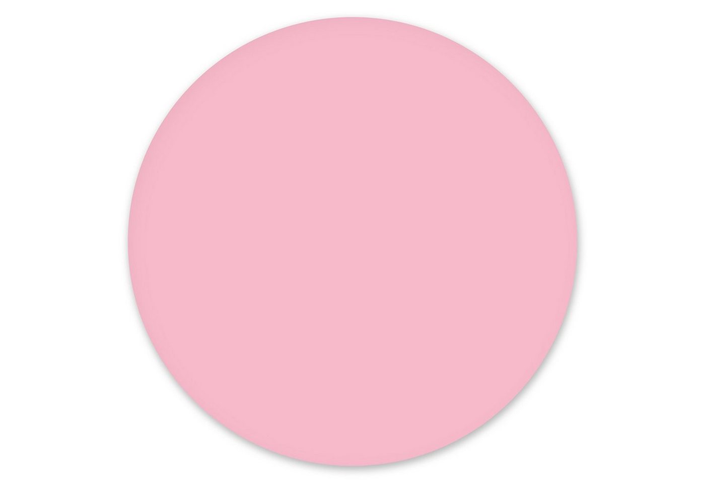 younikat Mauspad Mauspad mit Motiv – rosa rund - Ø 22 cm I mit abwischbarer Oberfläche von younikat