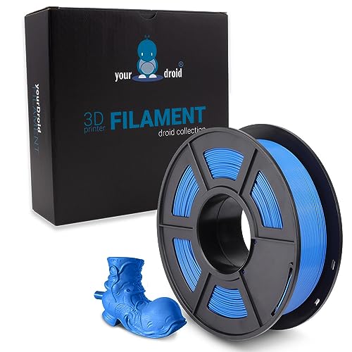 yourDroid PLA Filament Blau-Grau 1.75mm 1kg von your droid
