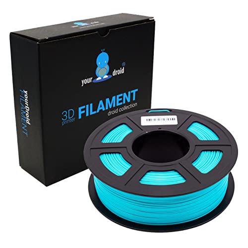 yourDroid PLA Filament Cyan 1.75mm 1kg von your droid