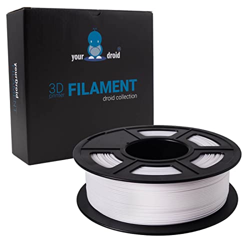 yourDroid PLA Filament Weiss 1.75mm 1kg von your droid