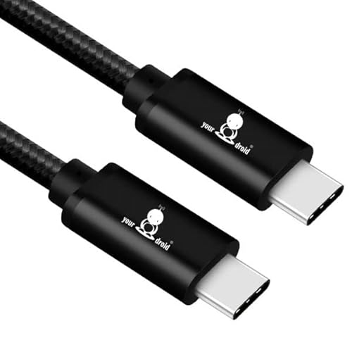 yourDroid USB C-C Kabel Schnellladekabel 60W 1,5m USB 3.0 5Gbps von your droid