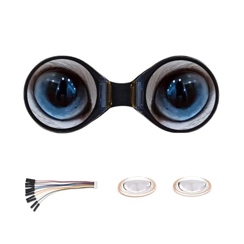 youyeetoo 0,71 Zoll Dual Eye rundes LCD-Display, 160 x 160 Auflösung, SPI-Schnittstelle, 65.000 Farben, ideal für kreative Projekte, Wearables und eingebettete Systeme (10 PCS) von youyeetoo