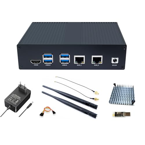 youyeetoo Banana Pi BPI-F3 Industrietaugliches Entwicklungsboard,Integrierter SpacemiT K1 RISC-V Octa-Core CPU, 8-Core, 2.0 Tops AI Rechenleistung (Komplettes Kit) (8GB RAM 32GB eMMC) von youyeetoo